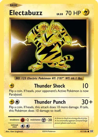 Electabuzz 41/108 XY Evolutions