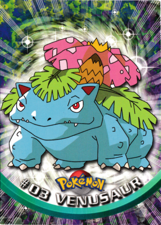 Venusaur #03 Topps TV Pokémon Animation Edition, – TCG Best Value  Collectibles