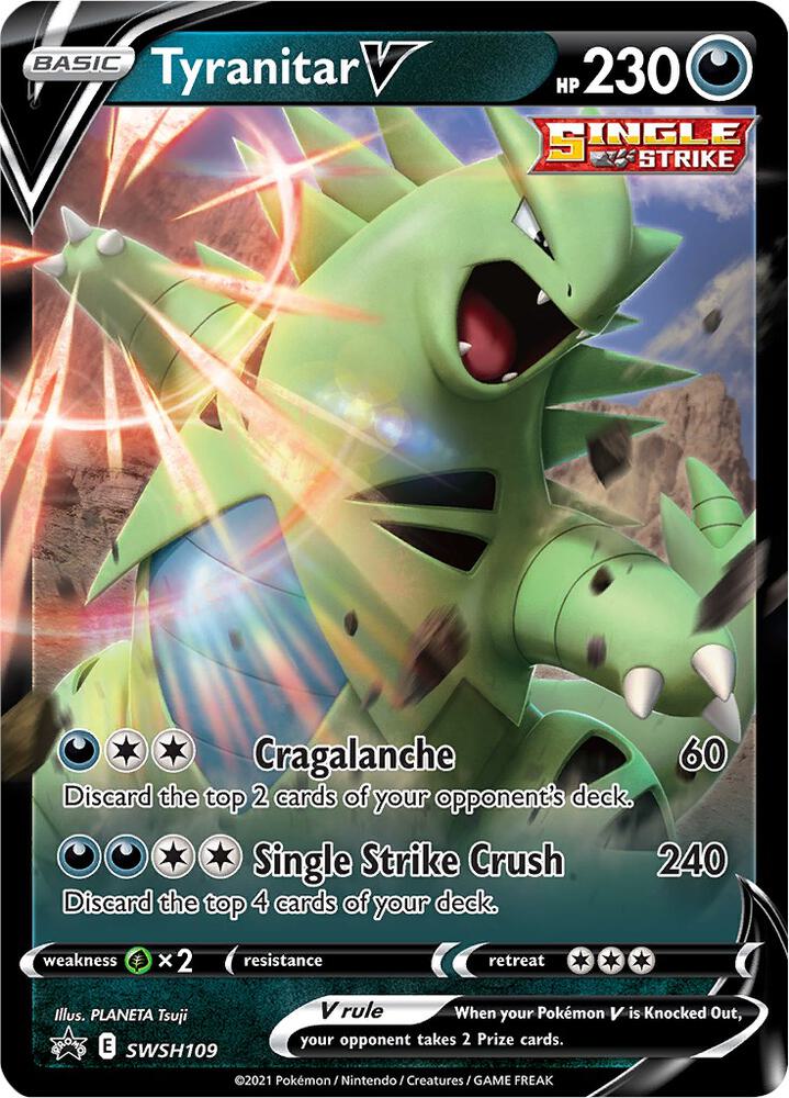 Tyranitar V SWSH109 Sword & Shield Promos