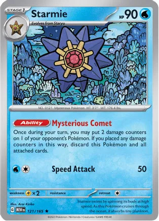 Starmie 121/165 Scarlet & Violet 151