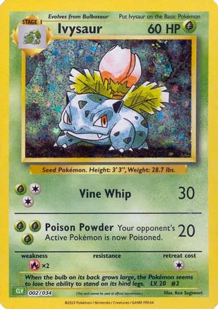 Ivysaur CLV 002/034 Classic Collection