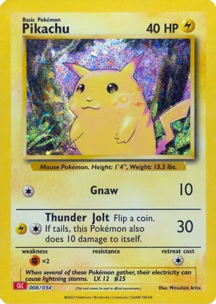 Pikachu CLC 008/034 Classic Collection
