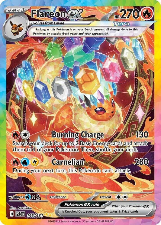 Flareon ex 146/131 Scarlet & Violet: Prismatic Evolutions