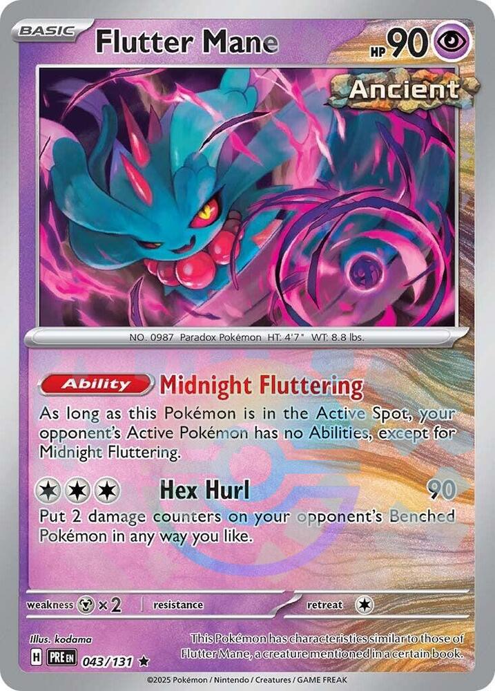 Flutter Mane 043/131 (Poke Ball Pattern) Scarlet & Violet: Prismatic Evolutions