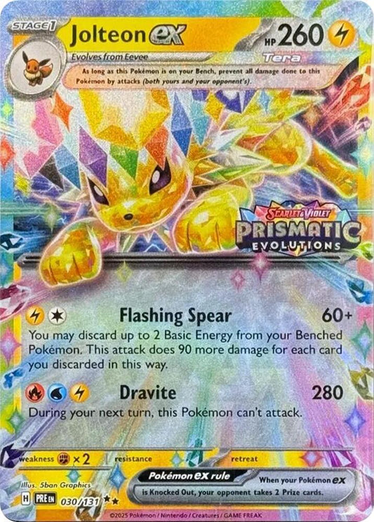 Jolteon ex 030/131 (Prismatic Evolutions Stamp)