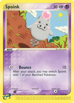 Spoink 73/97 EX Series: Dragon