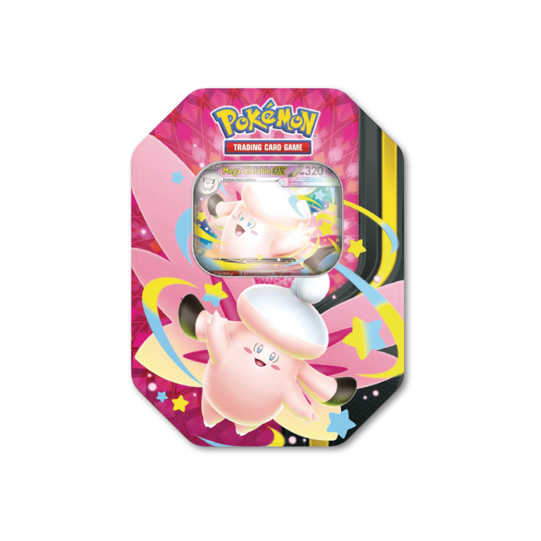 Pokémon TCG: Mega Moonlit: Mega Clefable ex Tin