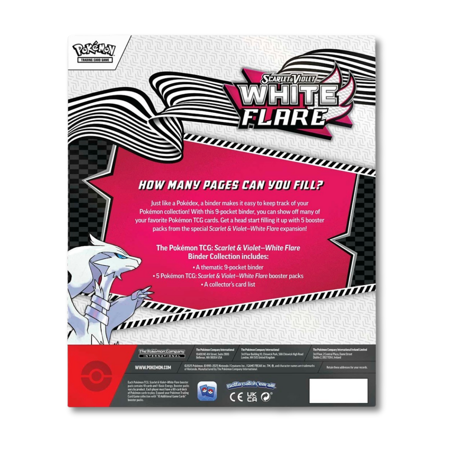 Pokémon TCG: Scarlet & Violet-White Flare Binder Collection Box