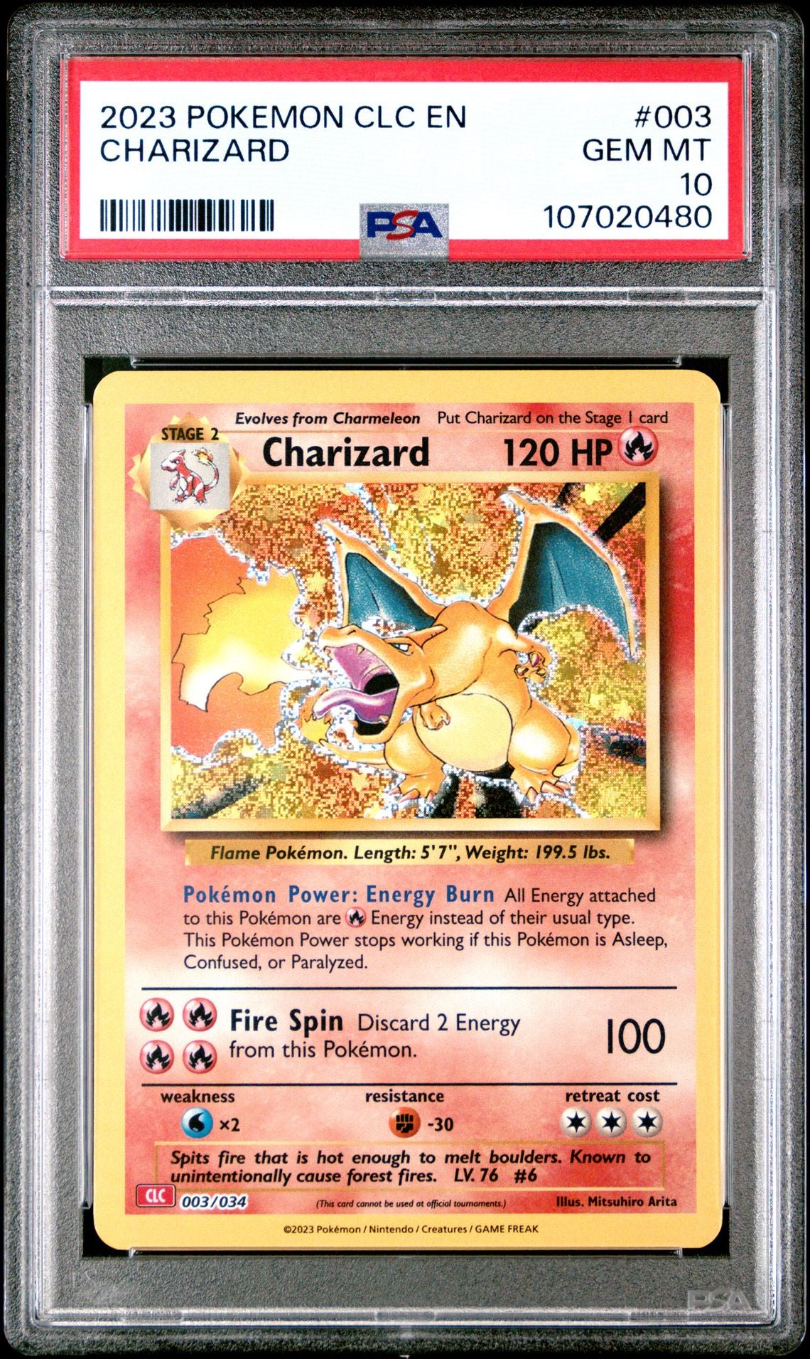 Charizard 003/034 Trading Card Game Classic PSA 10 #107020480