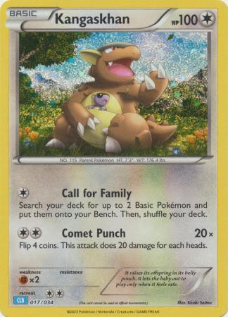 Kangaskhan CLB 017/034 Classic Collection - TCG Best Value Collectibles