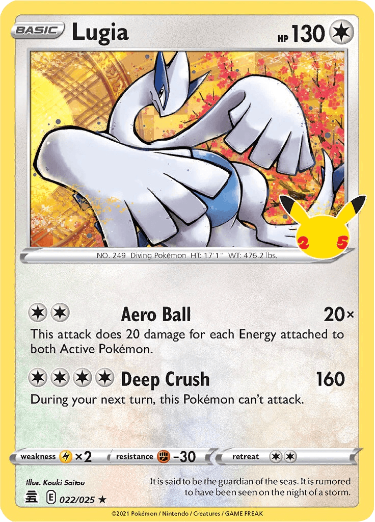 Lugia 022/025 Celebrations 25th Anniversary - TCG Best Value Collectibles