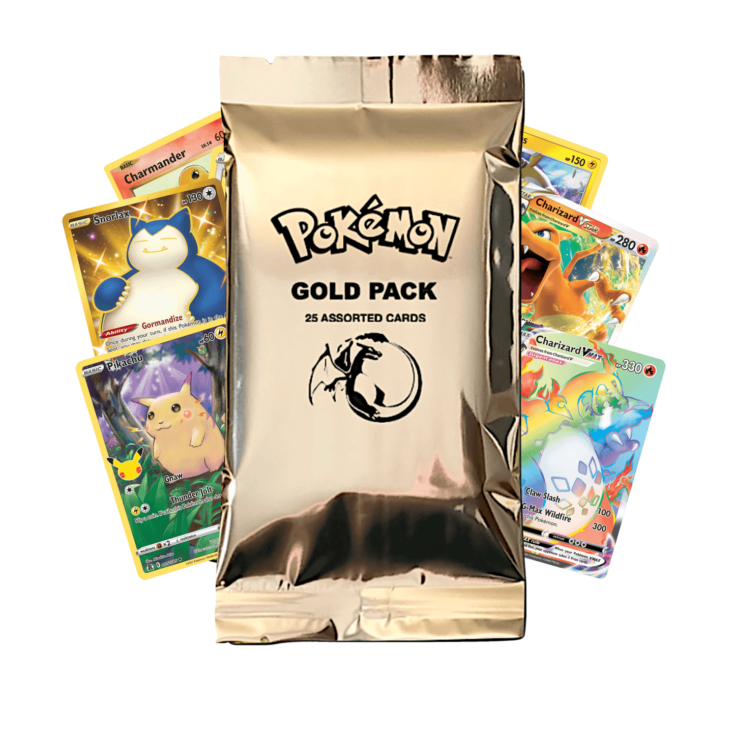 Pokémon Gold Pack Christmas Bundle with Exclusive Packaging - TCG Best Value Collectibles