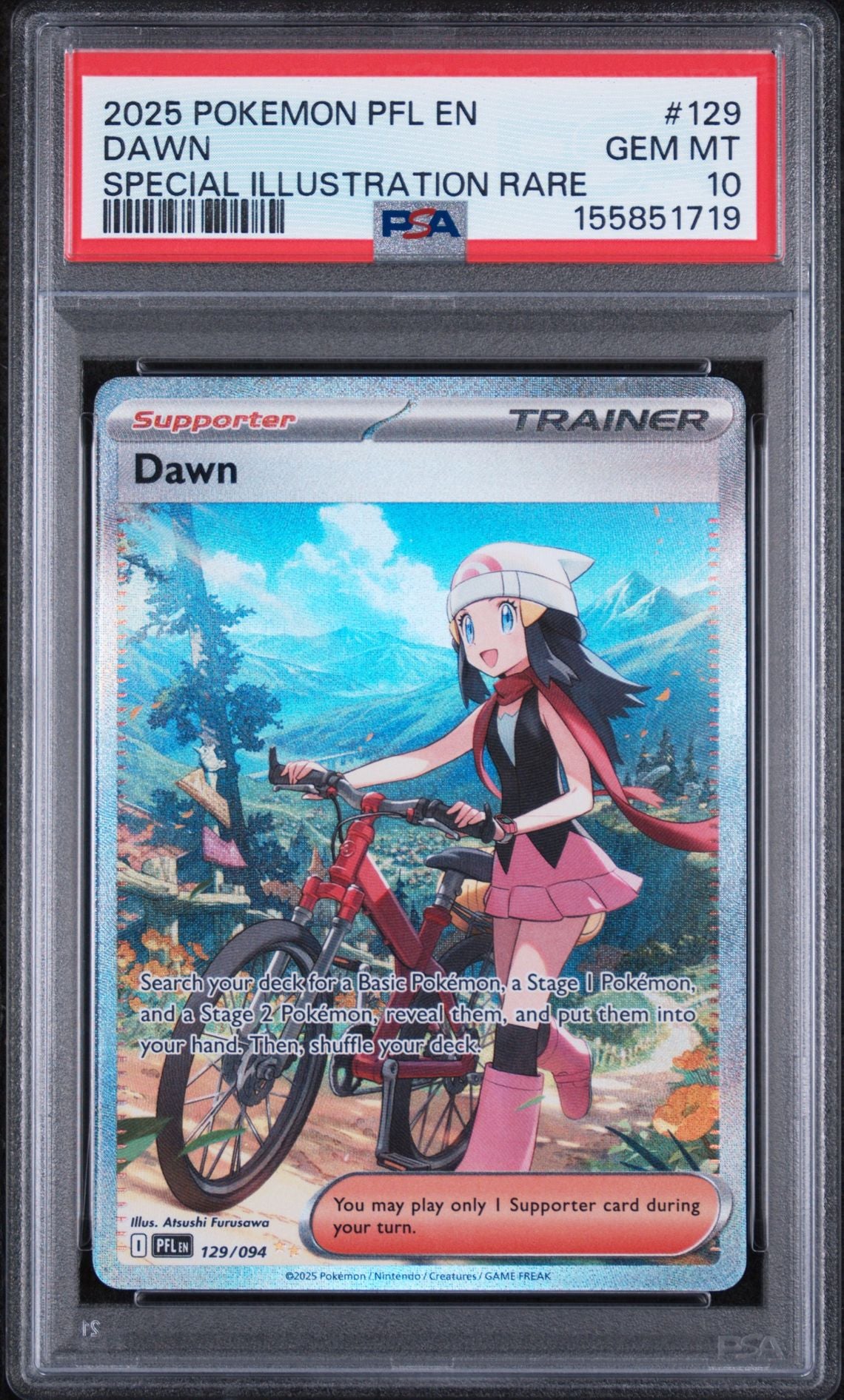 Dawn 129/094 Phantasmal Flames PSA 10
