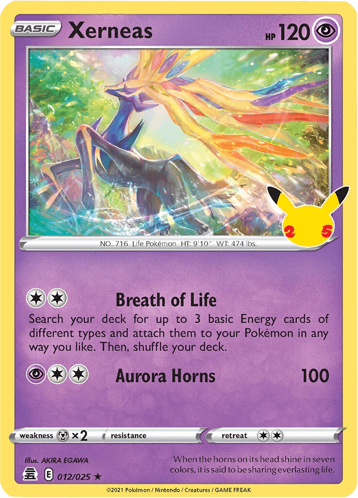 Xerneas 012/025 Celebrations - 25th Anniversary - TCG Best Value Collectibles