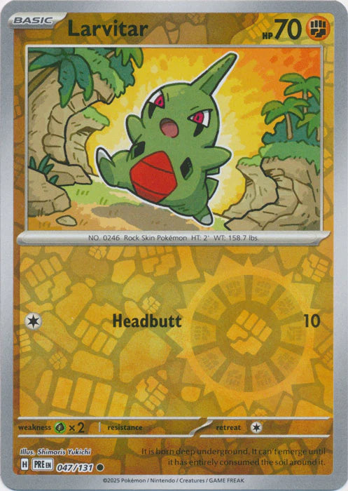 Larvitar 047/131 Scarlet & Violet: Prismatic Evolutions