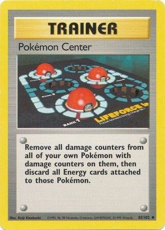 Pokemon Center 85/102 Base Set Unlimited