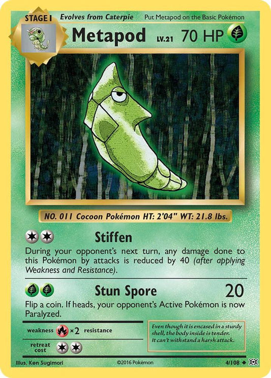 Metapod 4/108 XY Evolutions