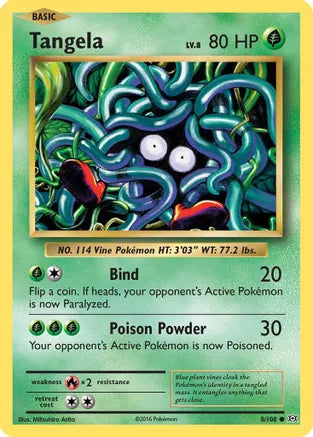 Tangela 8/108 XY Evolutions