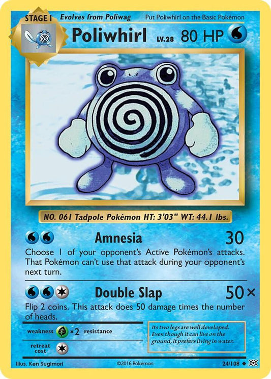 Poliwhirl 24/108 XY Evolutions