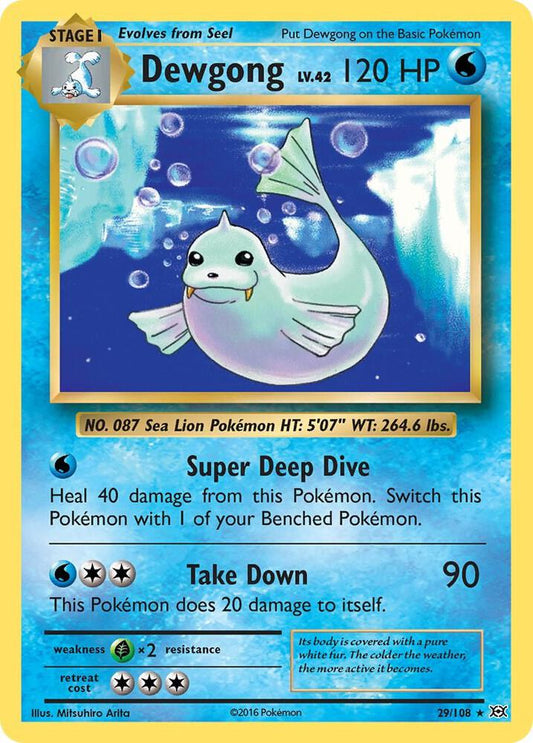 Dewgong 29/108 XY Evolutions