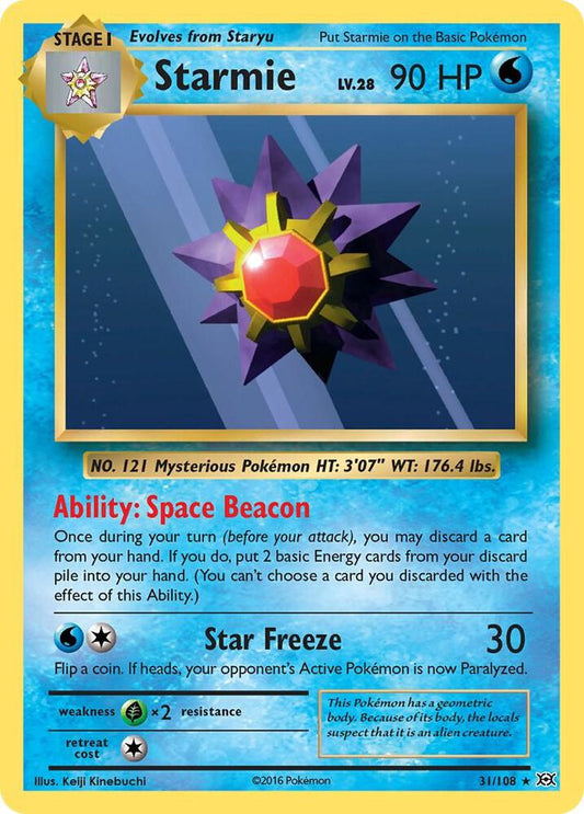 Starmie 31/108 XY Evolutions