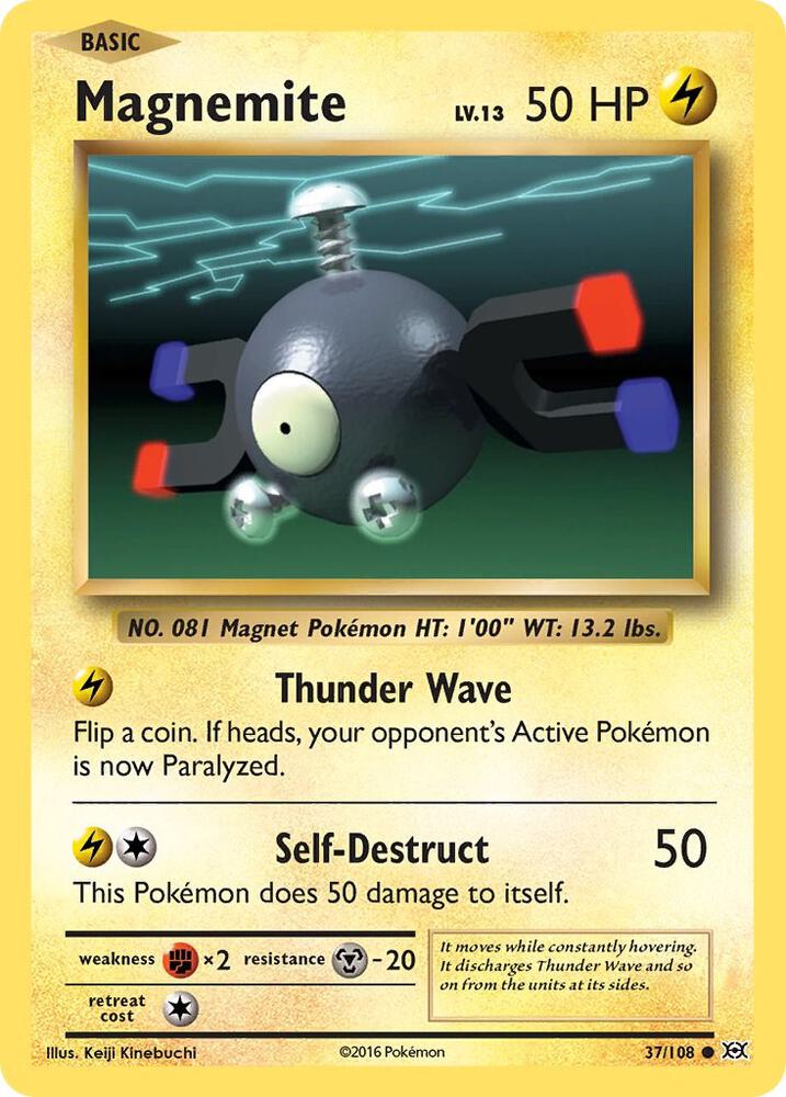 Magnemite 37/108 XY Evolutions