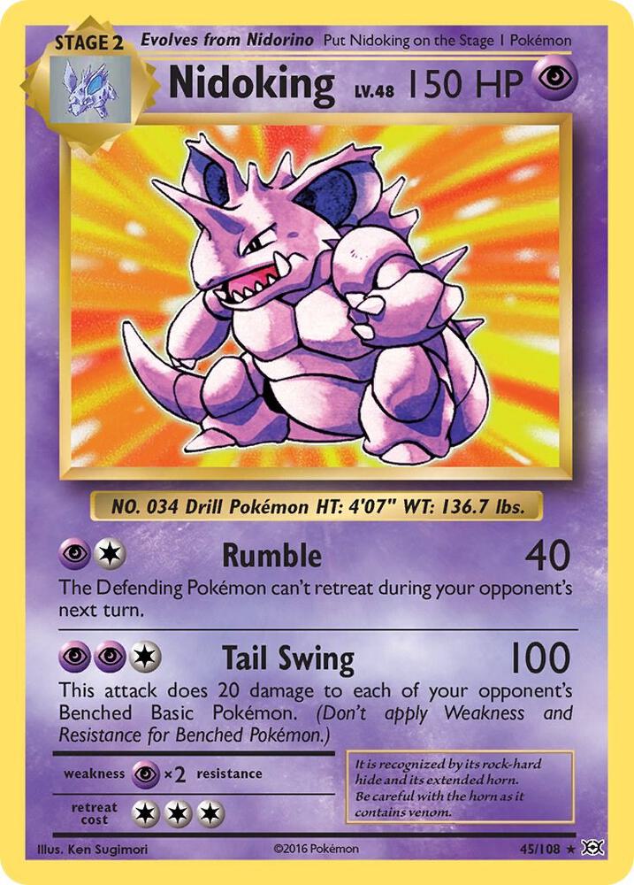 Nidoking 45/108 XY Evolutions