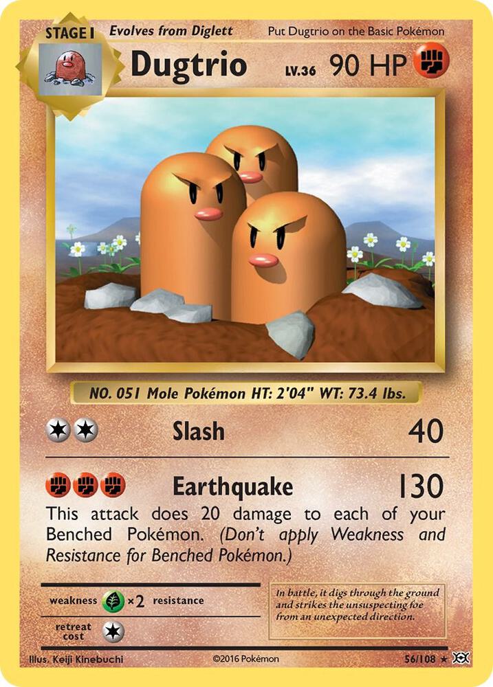 Dugtrio 56/108 XY Evolutions