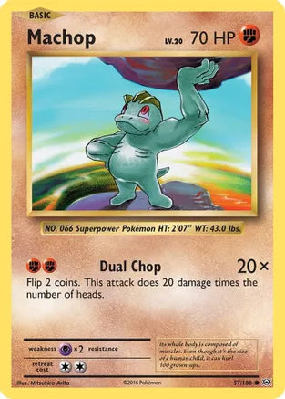 Machop 57/108 XY Evolutions