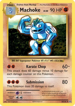 Machoke 58/108 XY Evolutions