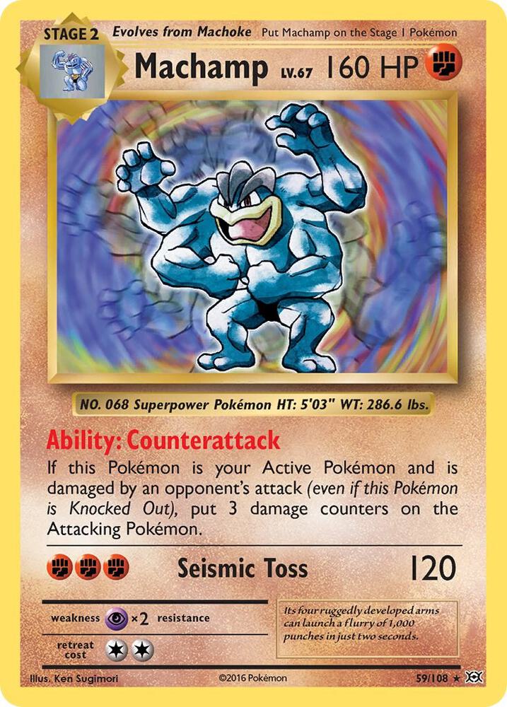 Machamp 59/108 XY Evolutions