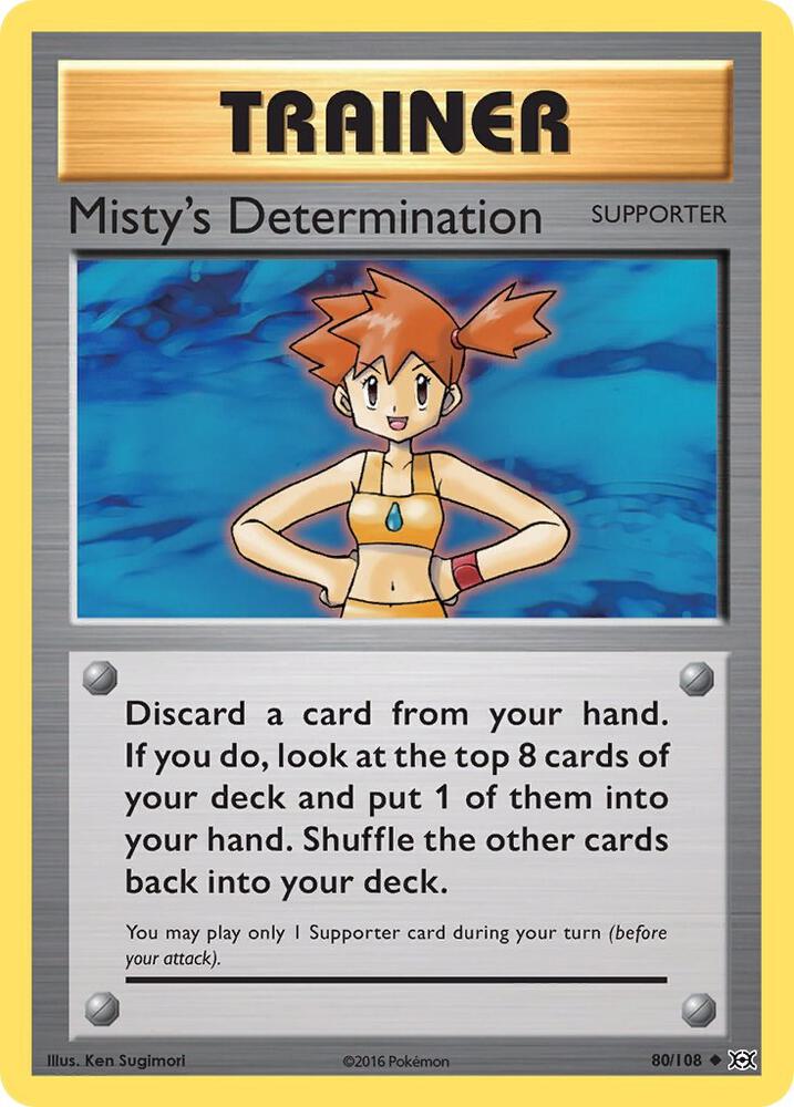 Misty's Determination 80/108 XY Evolutions