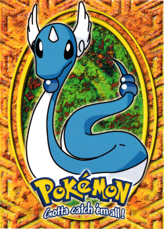 Dragonair #148 E11 Topps TV Pokémon Animation Edition