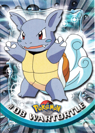 Wartortle #08 Topps TV Pokémon Animation Edition