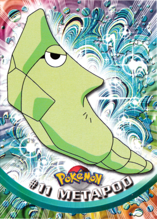 Metapod #11 Topps TV Pokémon Animation Edition