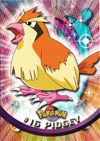 Pidgey #16 Topps TV Pokémon Animation Edition