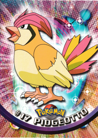 Pidgeotto #17 Topps TV Pokémon Animation Edition