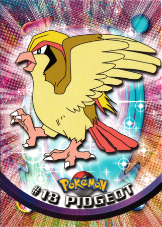 Pidgeot #18 Topps TV Pokémon Animation Edition