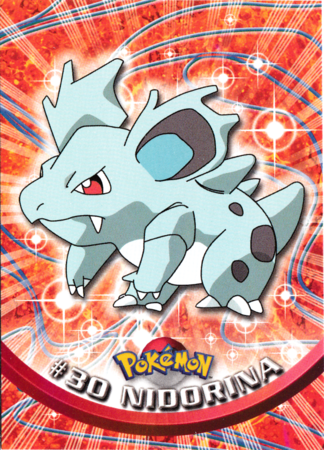 Nidorina #30 Topps TV Pokémon Animation Edition