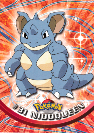 Nidoqueen #31 Topps TV Pokémon Animation Edition