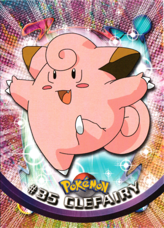 Clefairy #35 Topps TV Pokémon Animation Edition