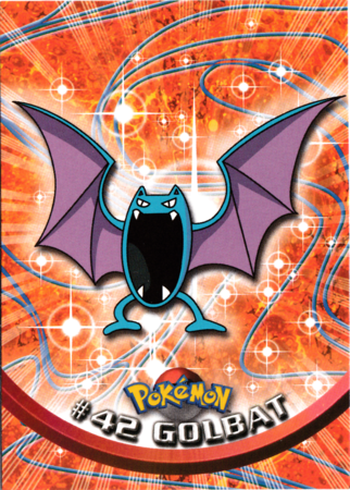 Golbat #42 Topps TV Pokémon Animation Edition