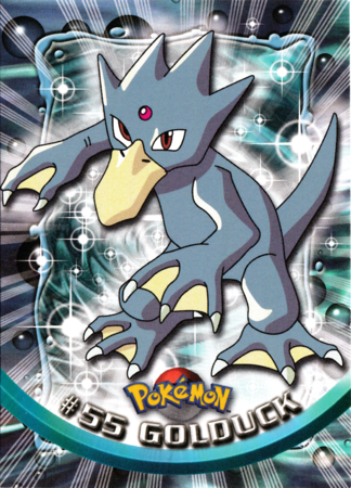 Golduck #55 Topps TV Pokémon Animation Edition