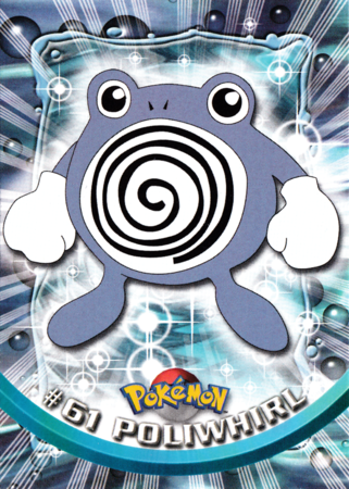 Poliwhirl #61 Topps TV Pokémon Animation Edition