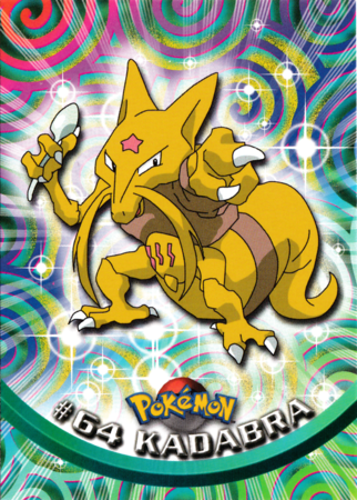 Kadabra #64 Topps TV Pokémon Animation Edition