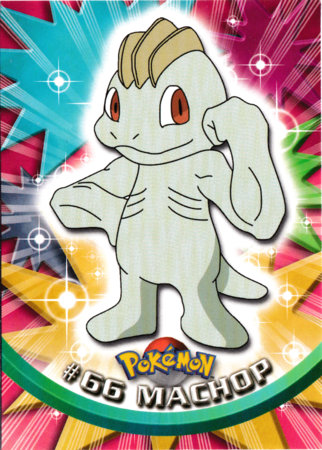 Machop #66 Topps TV Pokémon Animation Edition