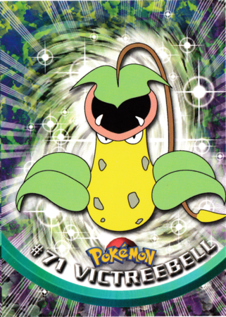 Victreebell #71 Topps TV Pokémon Animation Edition