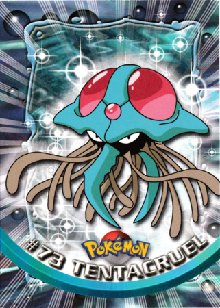 Tentacruel #73 Topps TV Pokémon Animation Edition