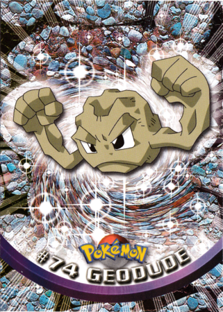 Geodude #74 Topps TV Pokémon Animation Edition