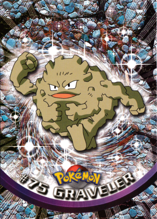 Graveler #75 Topps TV Pokémon Animation Edition